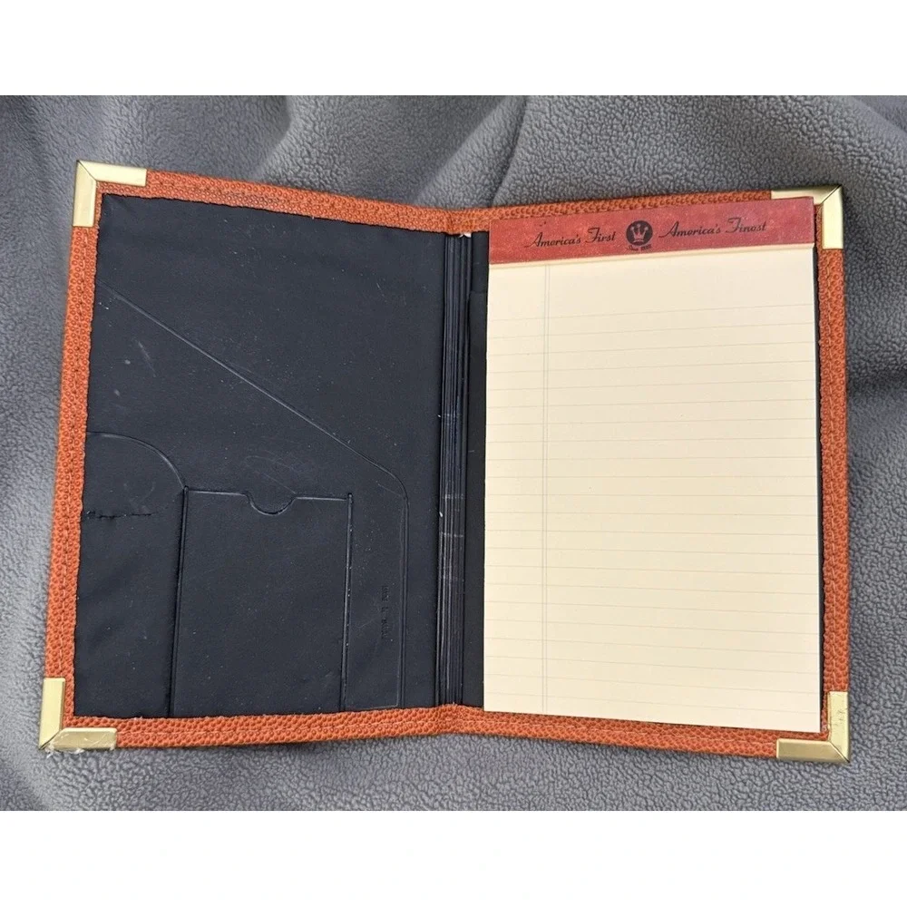 Spalding NBA Basketball Texture Folio Notepad‎ Holder Office Memo Pad Cover